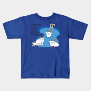 Dropping the Kids Off at the Pool Kids T-Shirt